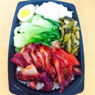 Honey Glazed BBQ Pork Plate（叉烧饭）